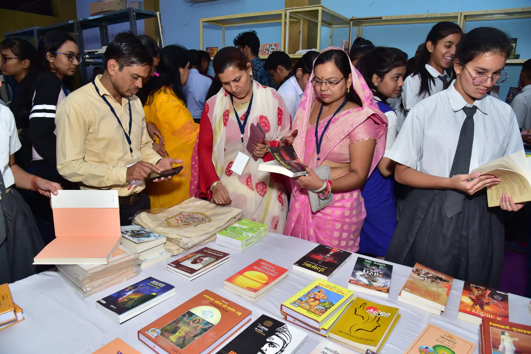Book stall at the Sangam
